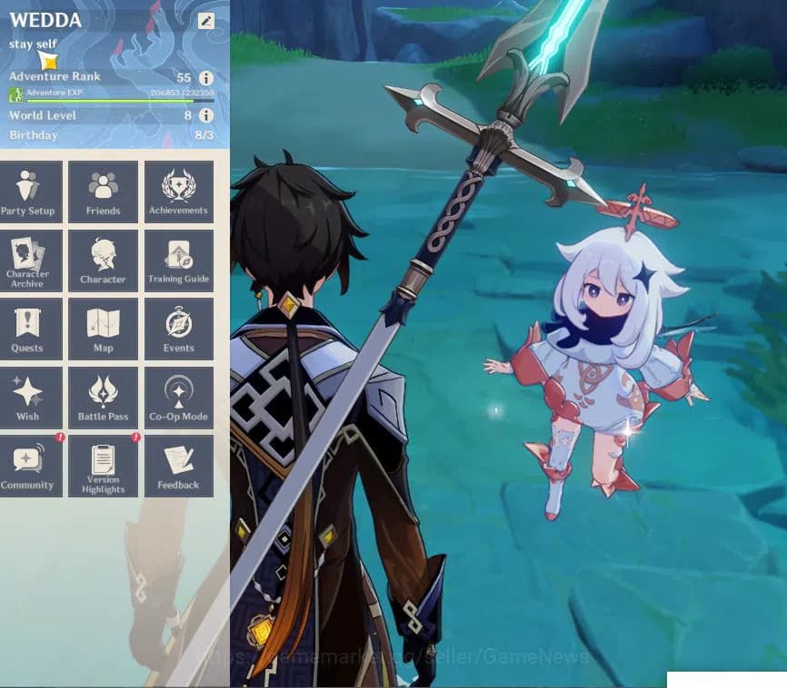 Genshin Impact Accounts ASIA|AR 55|7 Limited +3(*5Weapon)|Zibai,Yelan,Zhon image 1