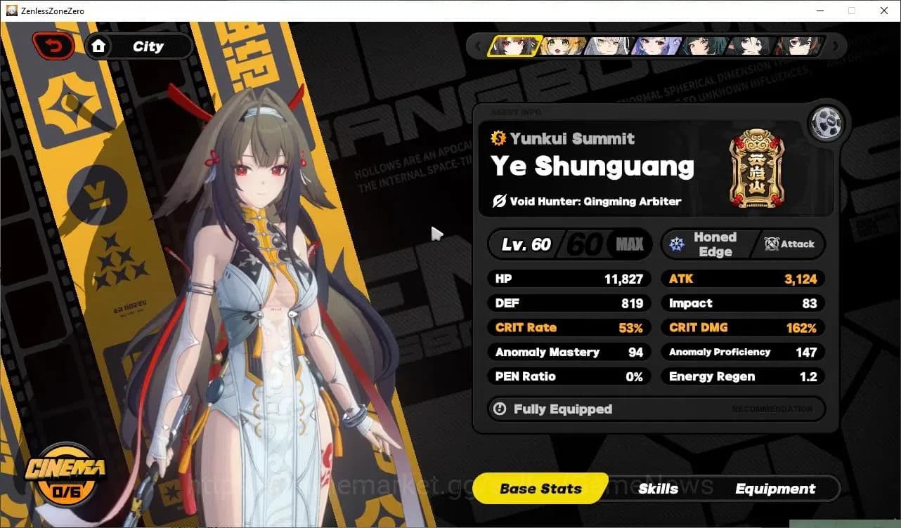 Zenless Zone Zero Accounts ASIA|END GAME|Free HSR|17 LMT 3VH+3 PREM[(Ye Shung image 14