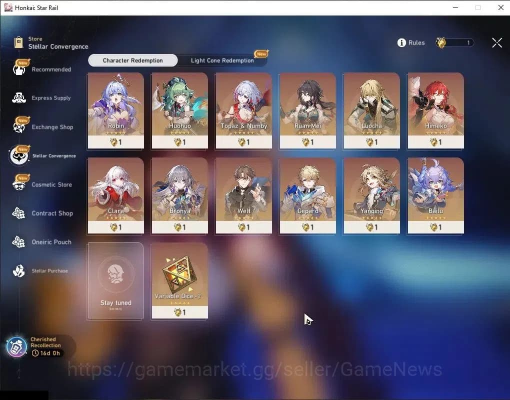 Honkai Star Rail Accounts Asia | TL 6 | 1 Golden Companion Spirit| 1 Limited image 11