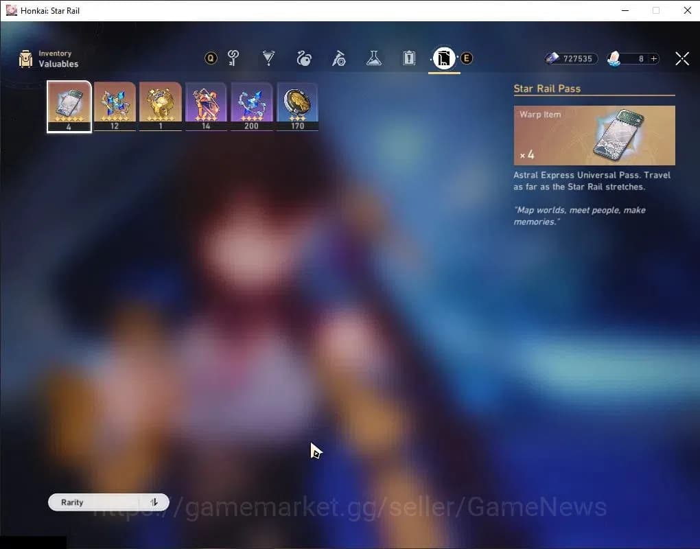 Honkai Star Rail Accounts Asia | TL 6 | 1 Golden Companion Spirit| 1 Limited image 9
