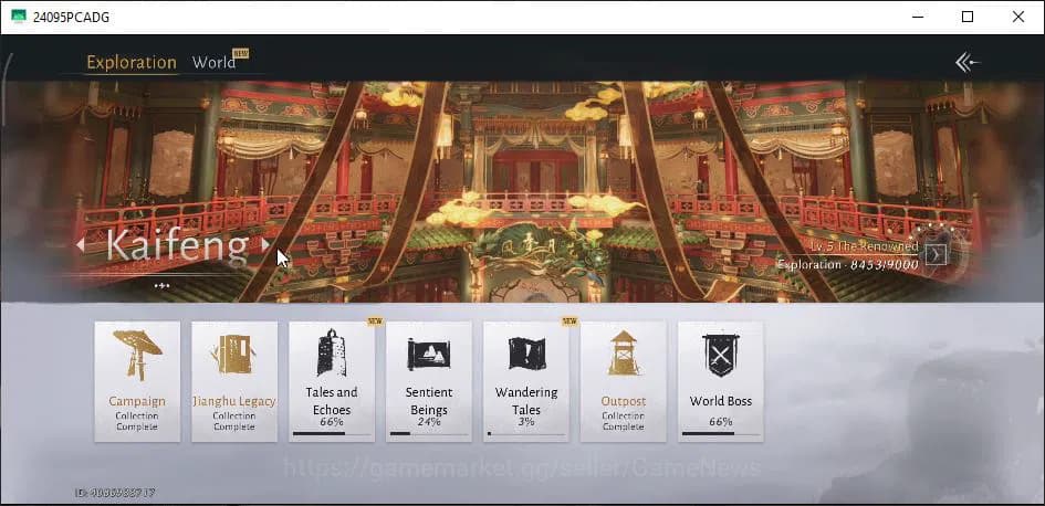 Where Winds Meet Accounts GLOBAL|Lv 91|GS 24K|1,8K Jade|Formaless Disguise S image 7