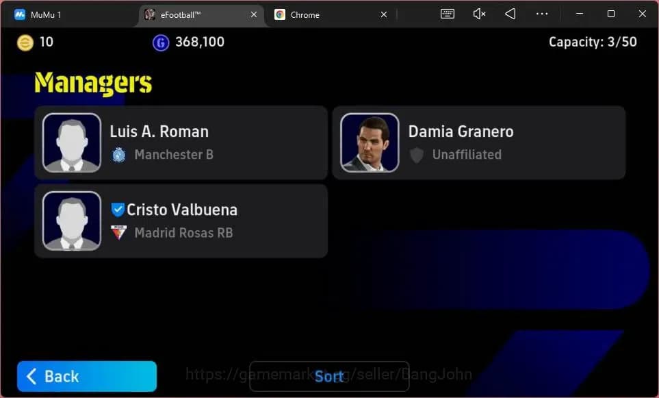 eFootball Accounts ANDROID|PW 3089|Epc Luis Figo|Epc Dragan Stojkovic image 4
