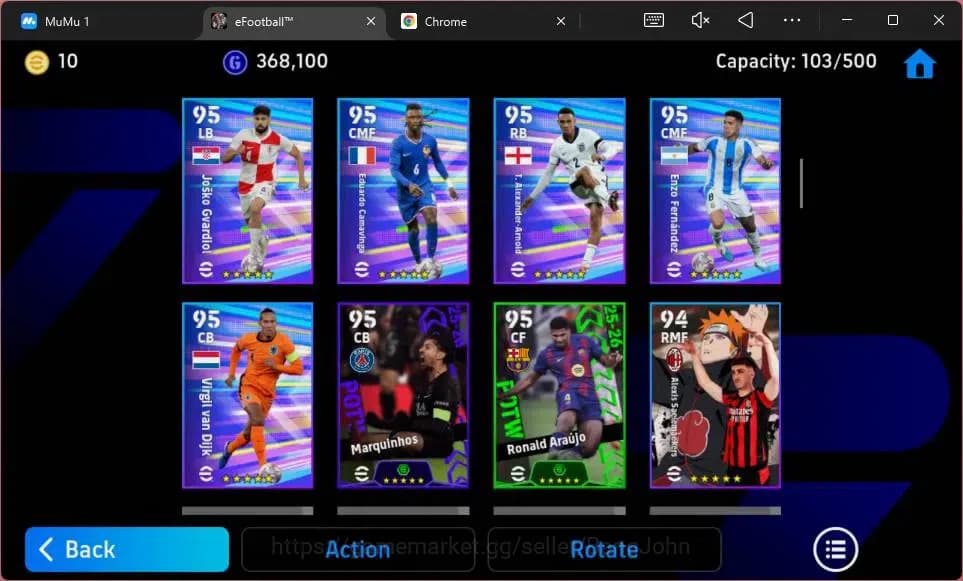 eFootball Accounts ANDROID|PW 3089|Epc Luis Figo|Epc Dragan Stojkovic image 7