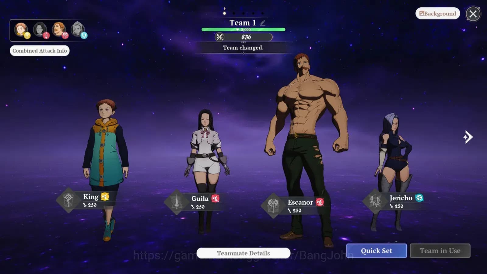 The Seven Deadly Sins: Origin Accounts EUROPE|Fresh Starter Lvl 2|4 SSR|Escanor,Guila,Kin image 4