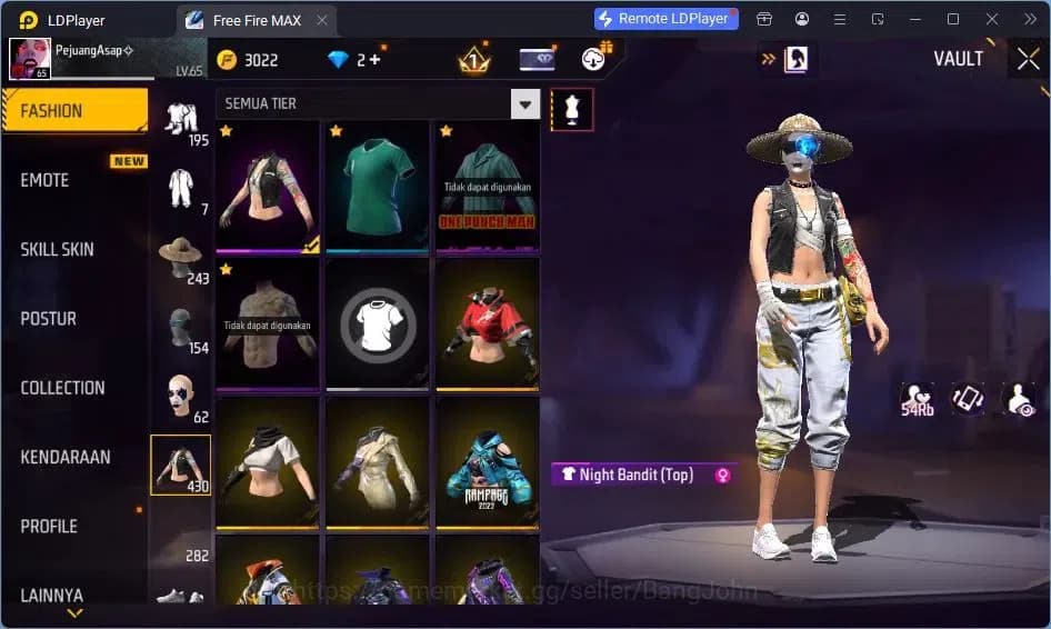Free Fire Accounts Indonesia | Vault 378| EVO AK47-BLUE FLAME DRACO | image 17