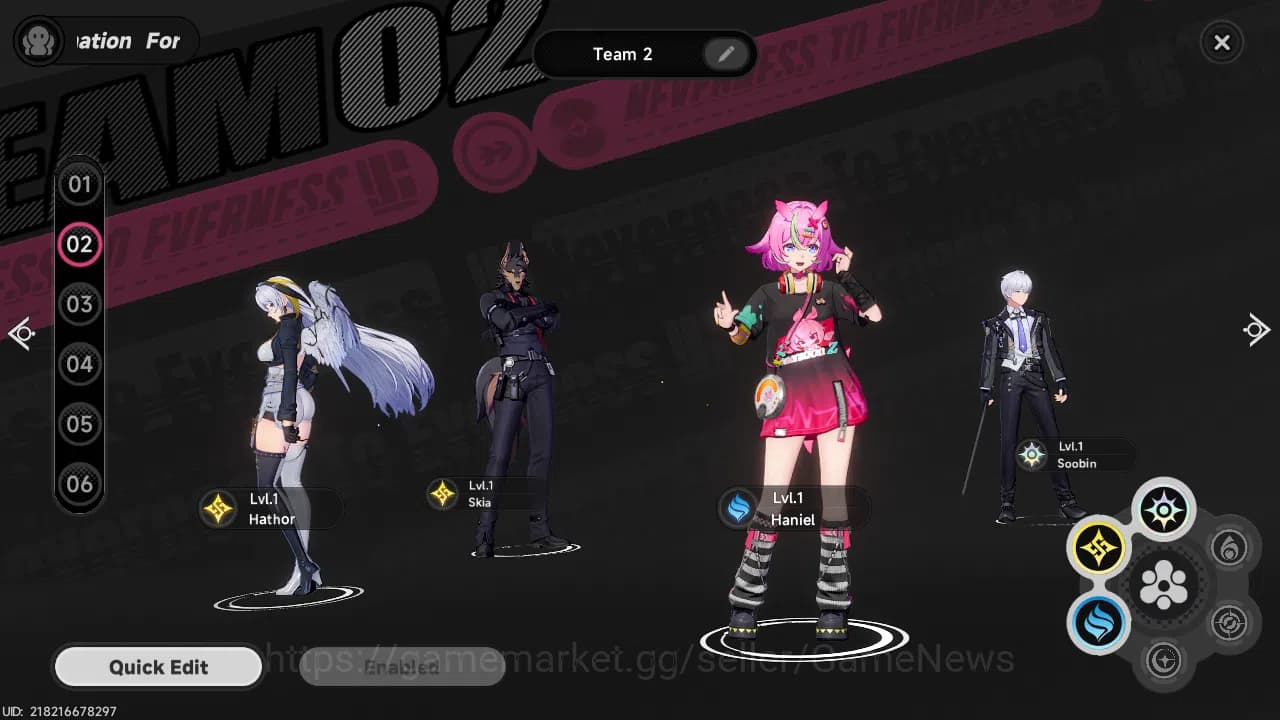 Neverness to Everness Accounts NA HL 3 | Fresh Starter 2 SSR (Nanally)+(Hathor Te image 2