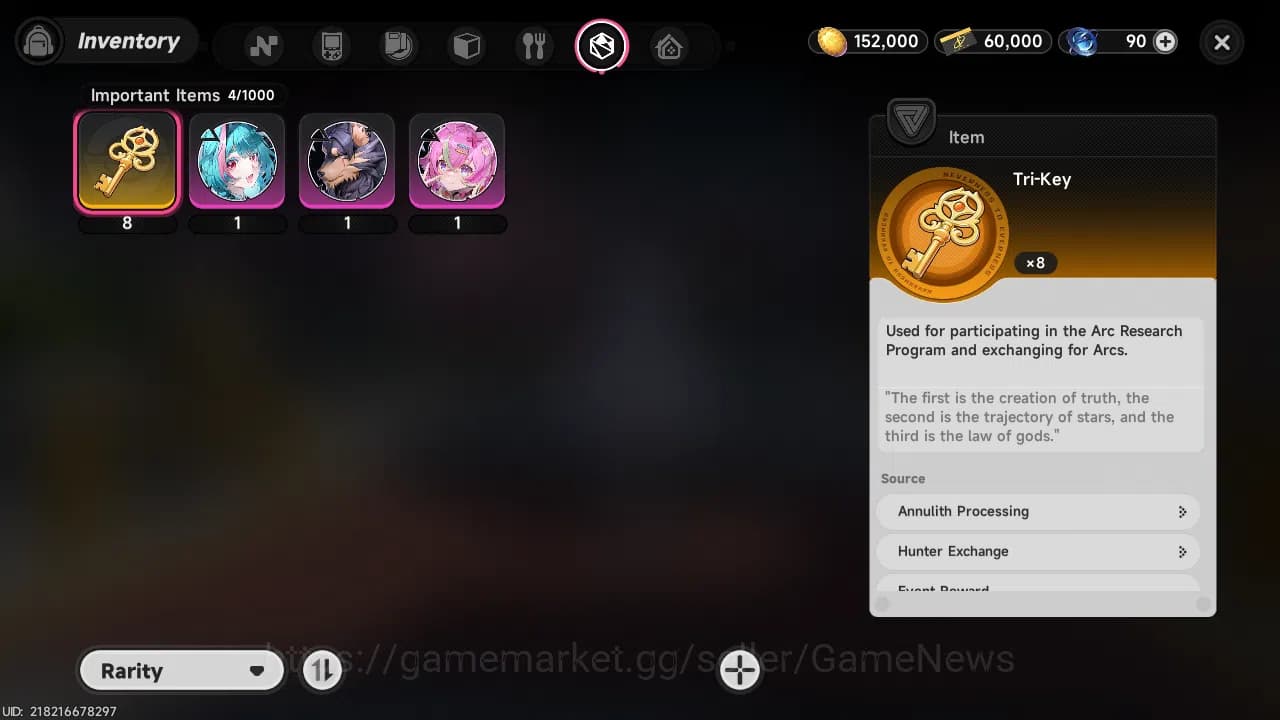 Neverness to Everness Accounts NA HL 3 | Fresh Starter 2 SSR (Nanally)+(Hathor Te image 8