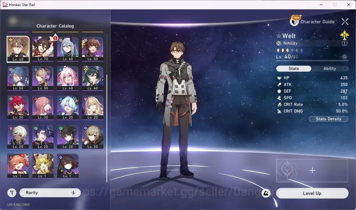 Honkai Star Rail Accounts ASIA | TL 60 | 5 LIMIT | LUOCHA | CERYDRA | PHAINO image 2