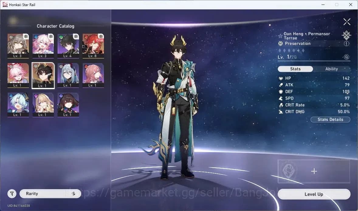 Honkai Star Rail Accounts ASIA | TL3 | 1 Lim: Evangescia | MC Male | 20 Star image 3