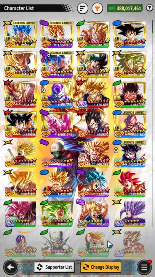 Dragon Ball Legends Accounts Lvl 214 | 388 M Total Power | 7 Ultra | Ultra Goku image 10