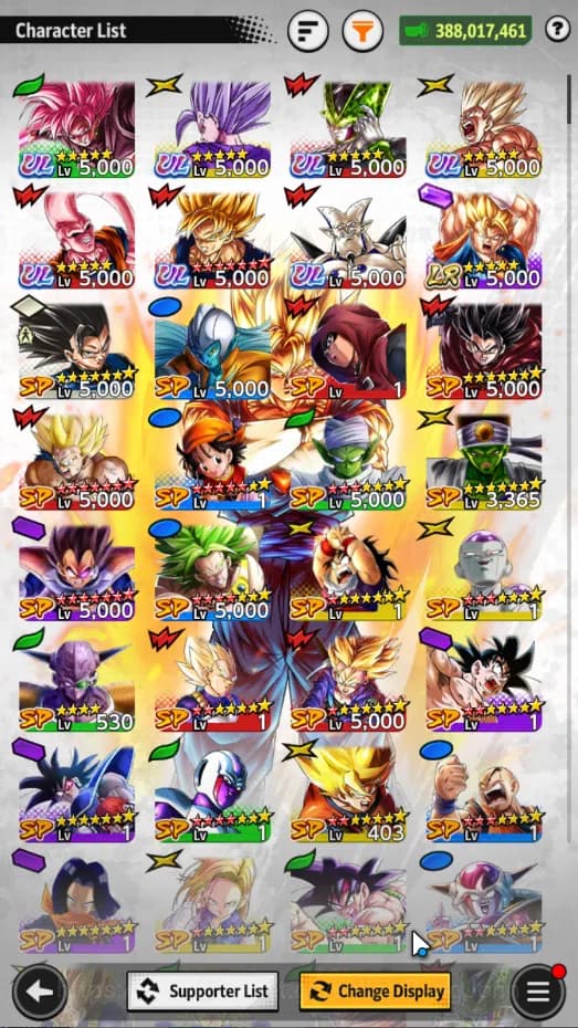 Dragon Ball Legends Accounts Lvl 214 | 388 M Total Power | 7 Ultra | Ultra Goku image 11