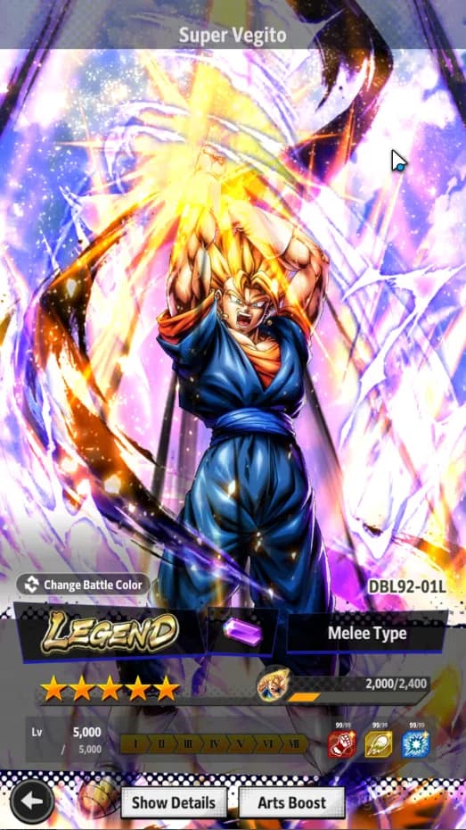 Dragon Ball Legends Accounts Lvl 214 | 388 M Total Power | 7 Ultra | Ultra Goku image 2