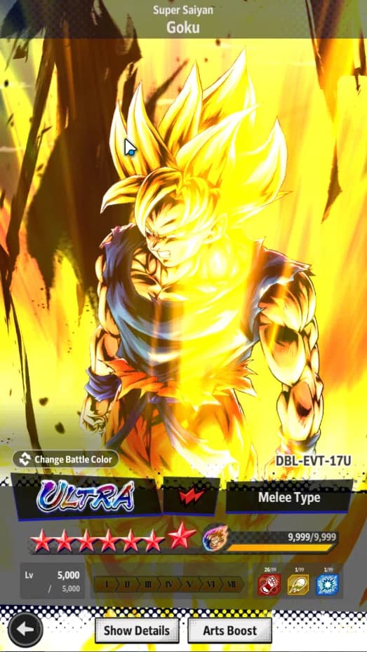 Dragon Ball Legends Accounts Lvl 214 | 388 M Total Power | 7 Ultra | Ultra Goku image 4
