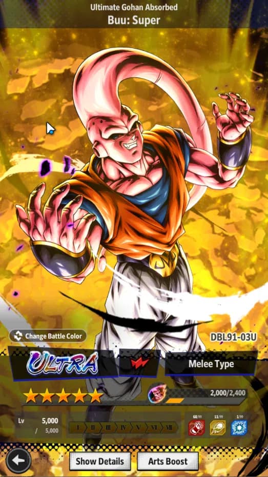 Dragon Ball Legends Accounts Lvl 214 | 388 M Total Power | 7 Ultra | Ultra Goku image 5