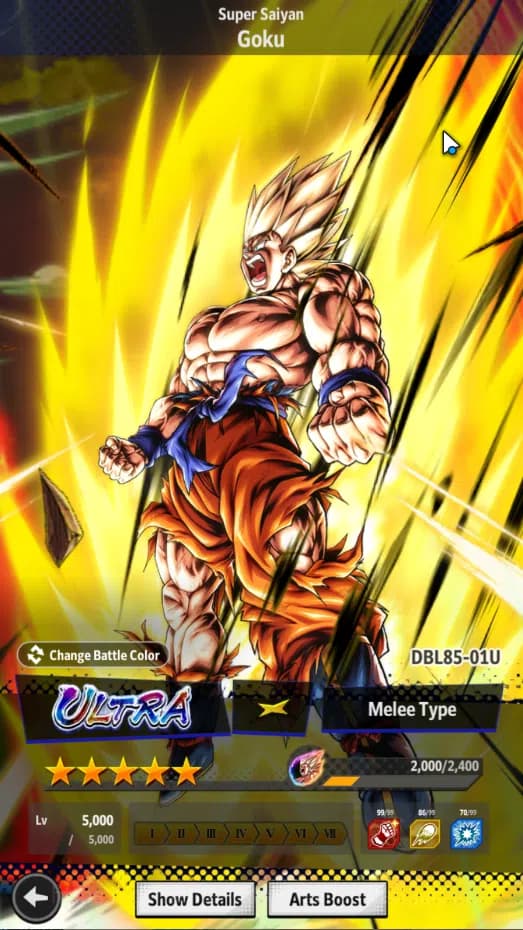 Dragon Ball Legends Accounts Lvl 214 | 388 M Total Power | 7 Ultra | Ultra Goku image 6