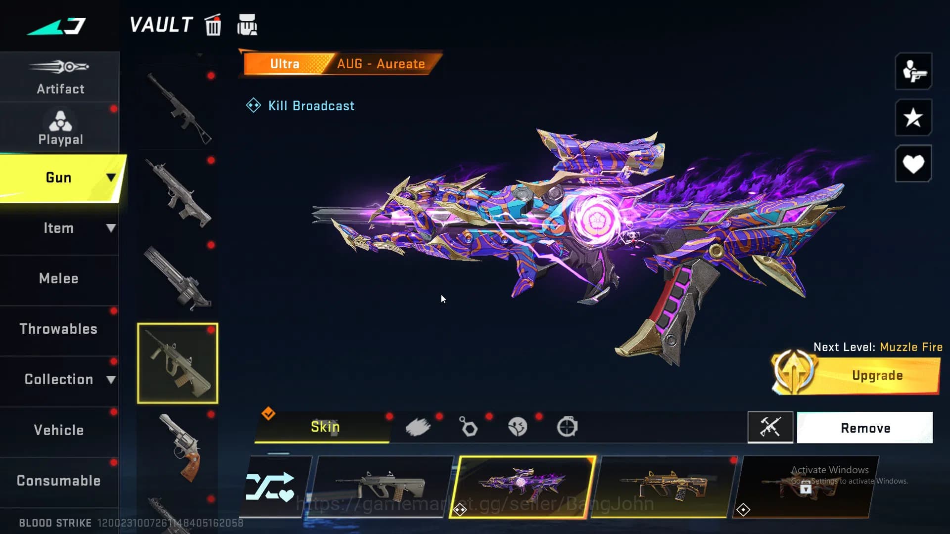 Blood Strike Accounts ASIA| 4 EVA | Limited MP155 Hotblast | 5 ULTRA GUN image 11