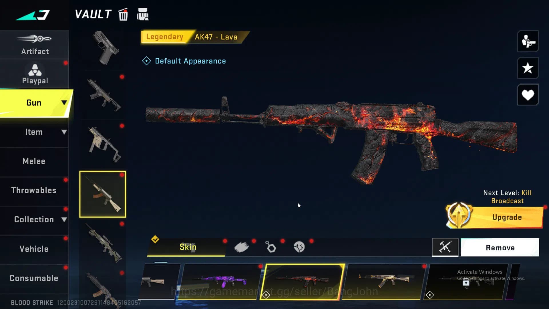 Blood Strike Accounts ASIA| 4 EVA | Limited MP155 Hotblast | 5 ULTRA GUN image 6