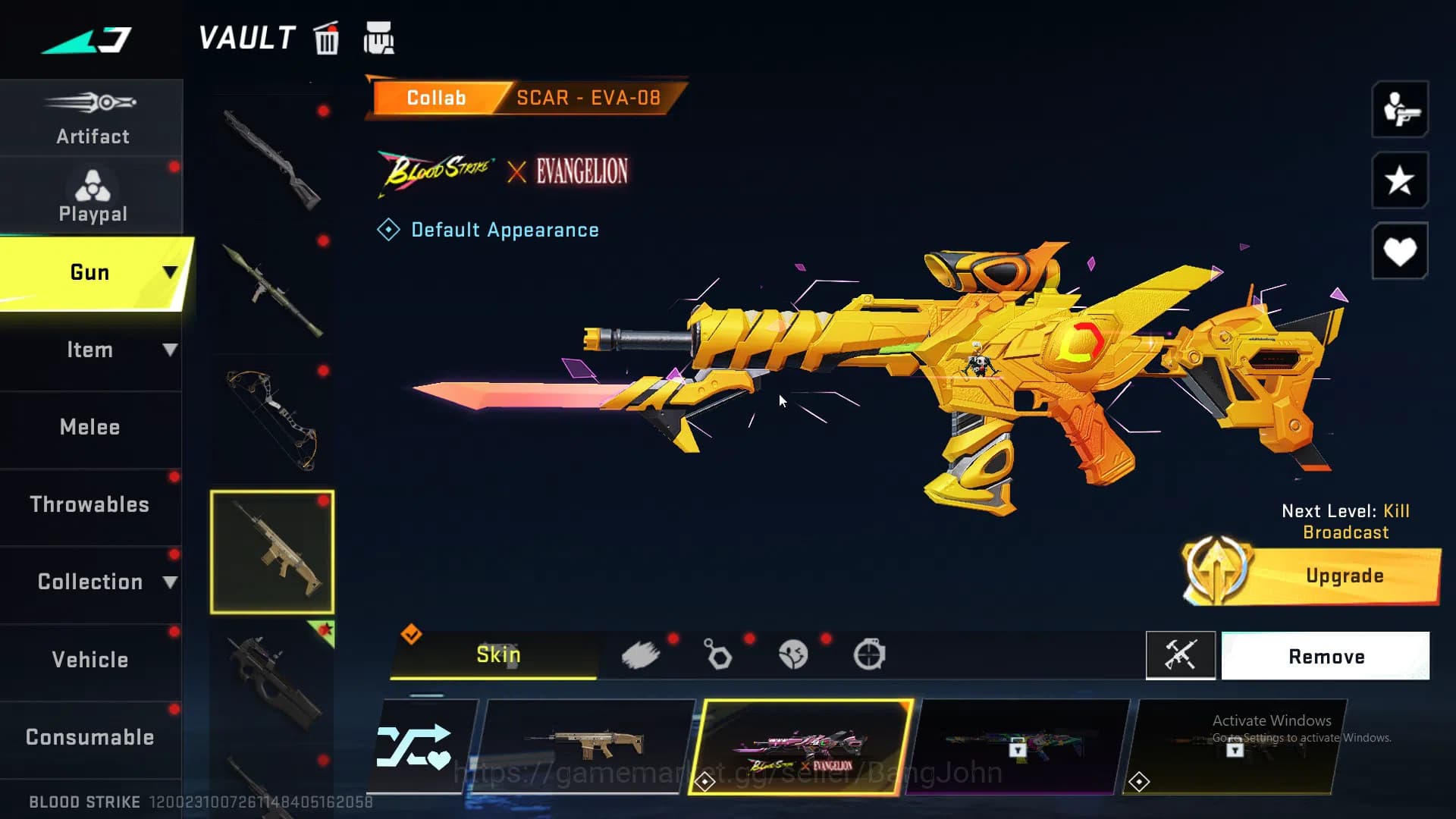 Blood Strike Accounts ASIA| 4 EVA | Limited MP155 Hotblast | 5 ULTRA GUN image 9