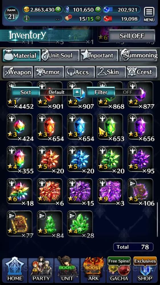 Last Cloudia Accounts GLOBAL|100k Cryst|Collab Slime(Hinata,DragonMilim, image 10
