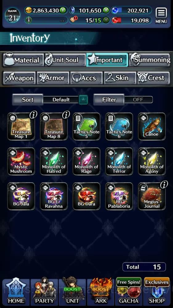 Last Cloudia Accounts GLOBAL|100k Cryst|Collab Slime(Hinata,DragonMilim, image 12