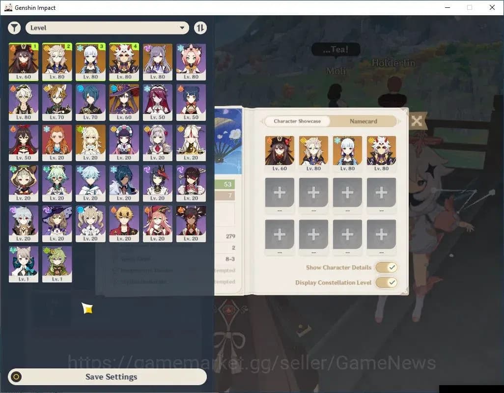 Genshin Impact Accounts ASIA|AR 53|4 Limited+1(*5Weapon)|Hutao,Ayaka,Arata image 1
