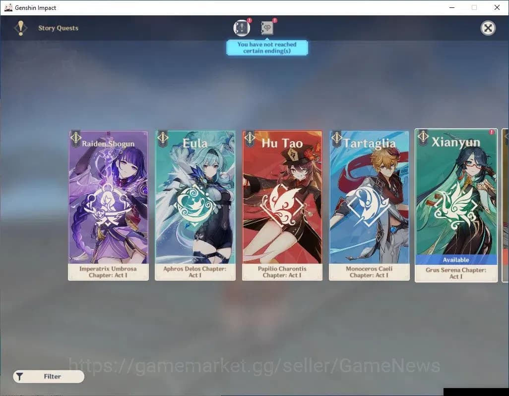 Genshin Impact Accounts ASIA|AR 53|4 Limited+1(*5Weapon)|Hutao,Ayaka,Arata image 12