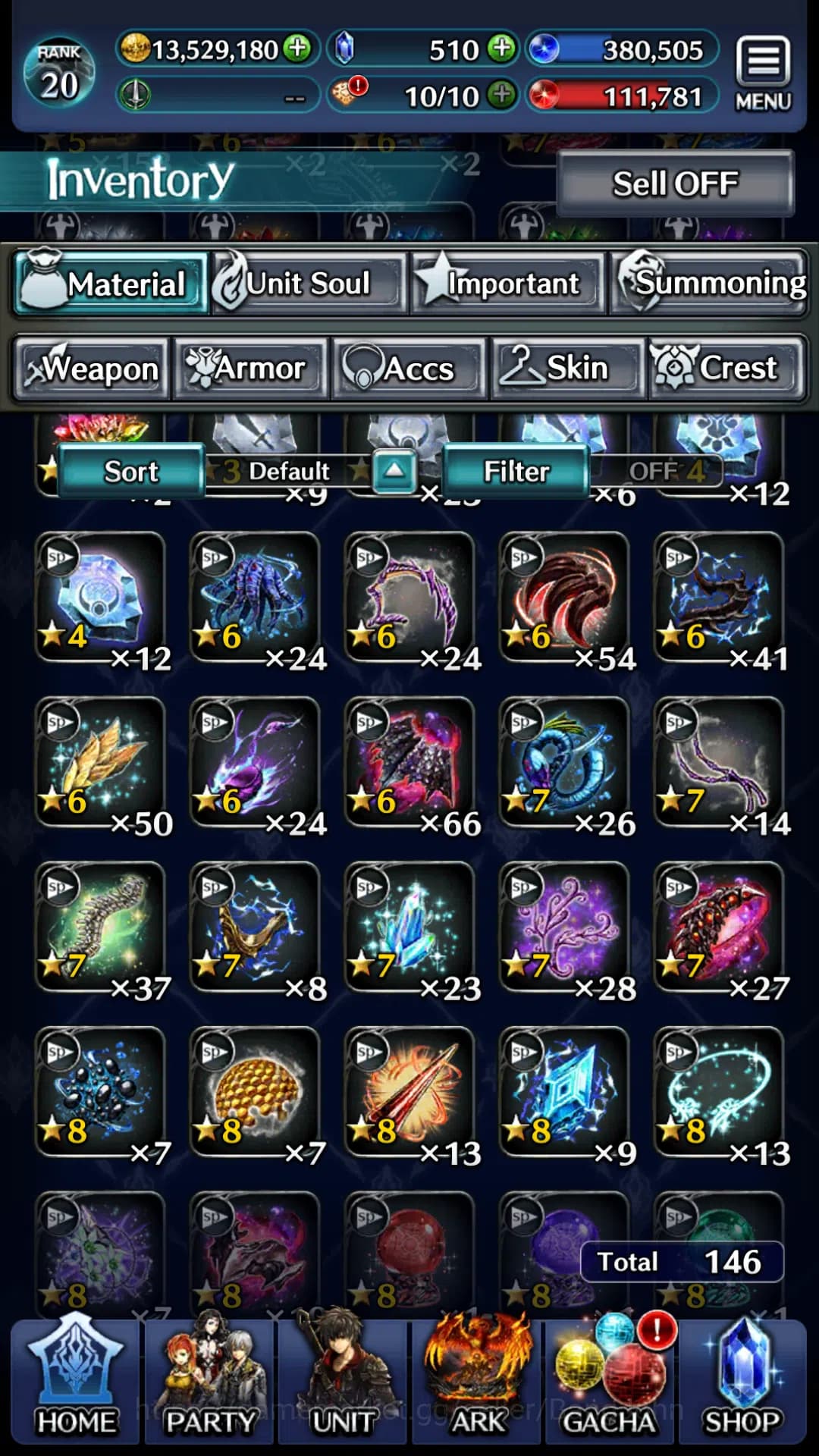 Last Cloudia Accounts Global|Rank 20|Collab (DragonoidMilim,Vergil,Nero) image 15