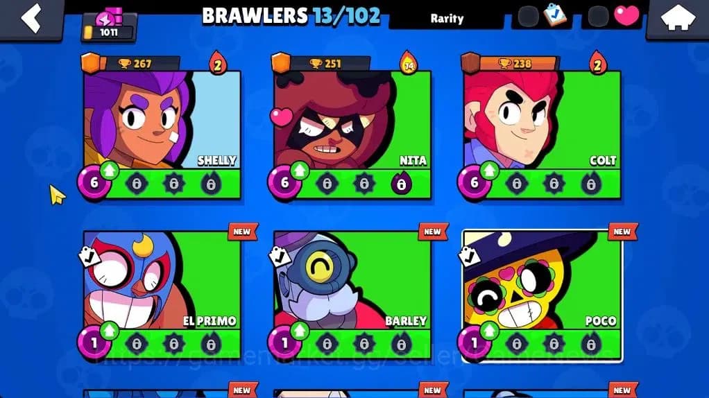 Brawl Stars Accounts 1011 Trophy|13 Brawler |7 Spray 2 Starr Patrol|7K image 8