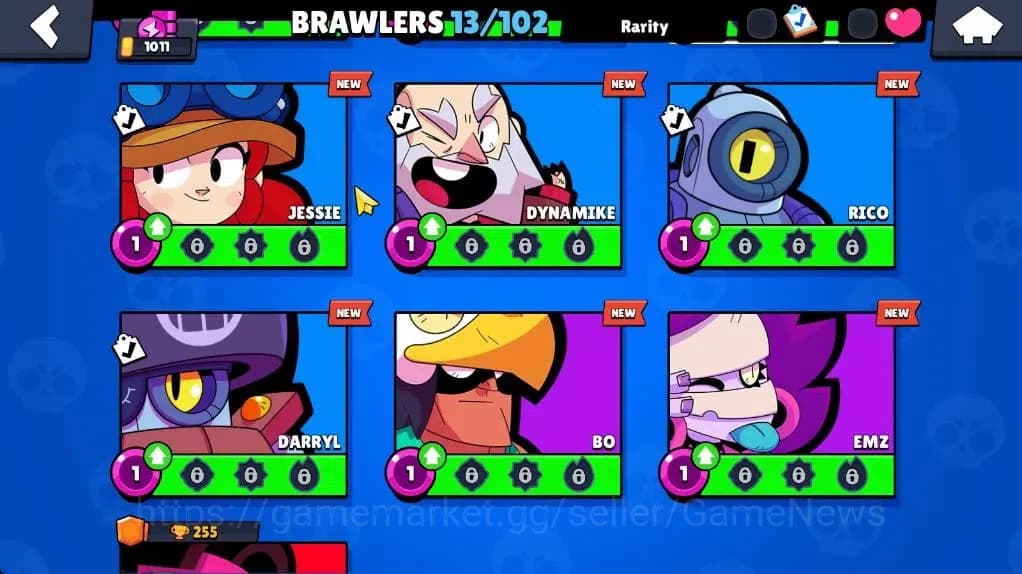 Brawl Stars Accounts 1011 Trophy|13 Brawler |7 Spray 2 Starr Patrol|7K image 9