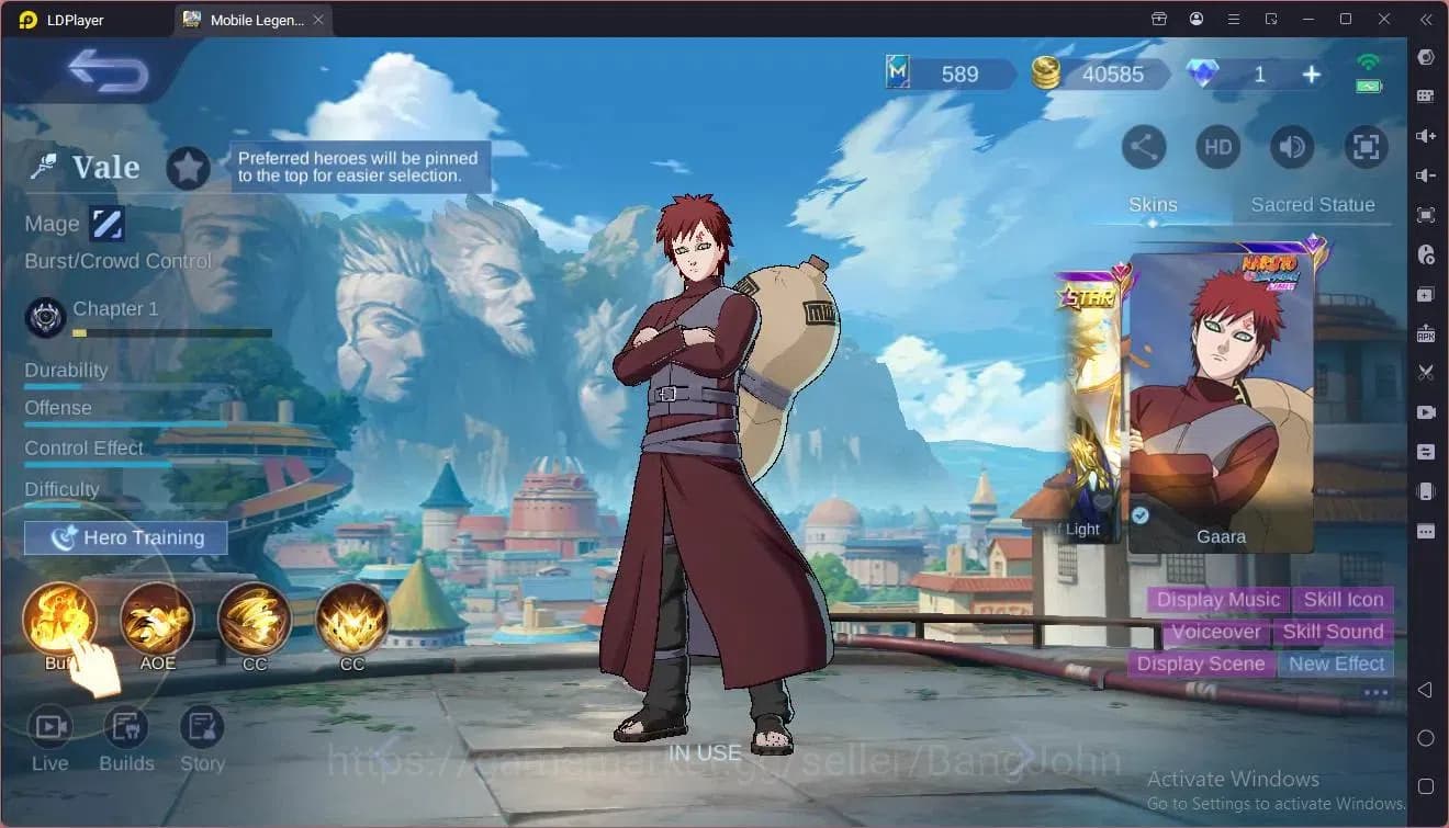 Mobile Legends: Bang Bang Accounts Global|Hero 114|Skin 220|Renowned|KOF Karina|CC Na image 1