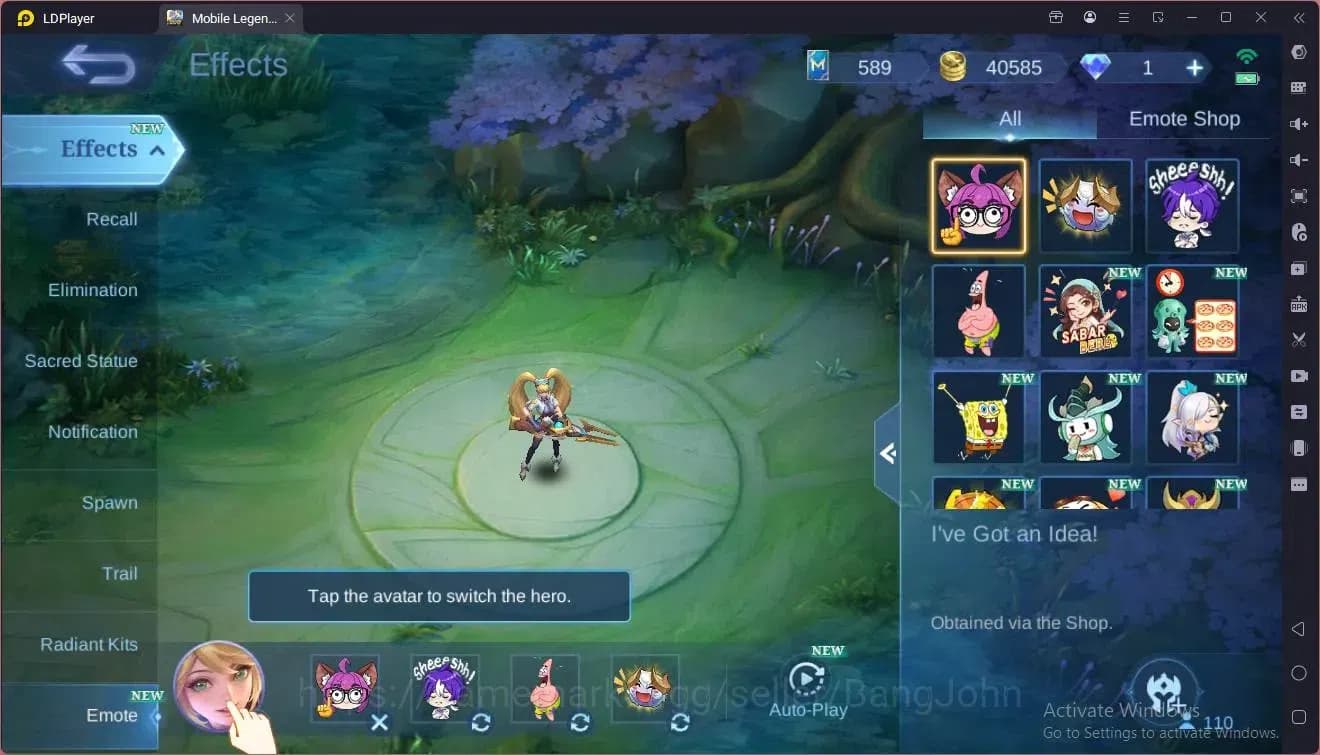 Mobile Legends: Bang Bang Accounts Global|Hero 114|Skin 220|Renowned|KOF Karina|CC Na image 14
