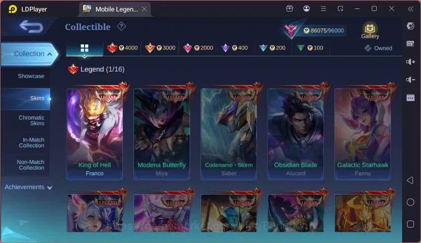Mobile Legends: Bang Bang Accounts GLOBAL|Hero 124|Skin 323|Roam Acc|Legend Franco,AS image 19