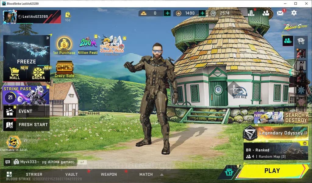 Blood Strike Accounts ASIA|ULTRA=URB,M700|COLLAB=KAR98K MORE DETAIL CEK image 1