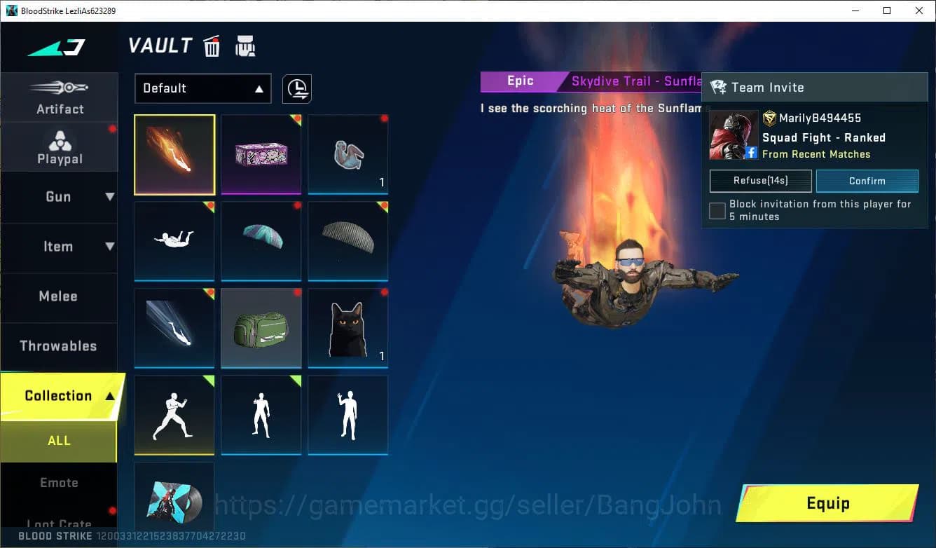 Blood Strike Accounts ASIA|ULTRA=URB,M700|COLLAB=KAR98K MORE DETAIL CEK image 2