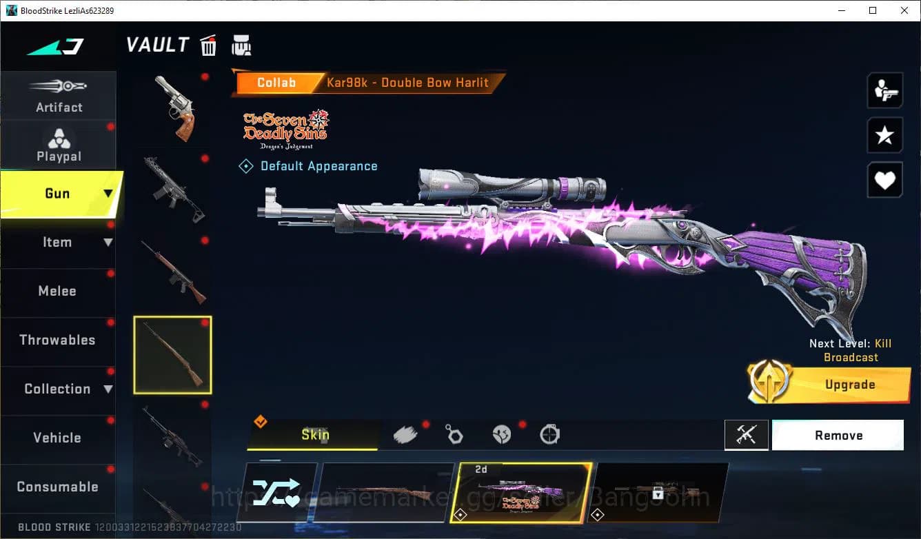 Blood Strike Accounts ASIA|ULTRA=URB,M700|COLLAB=KAR98K MORE DETAIL CEK image 5