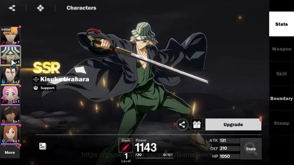 BLEACH: Soul Resonance Accounts Crunchyroll NA |Fresh Starter LV 3|2 SSR Sosuke Ai image 3