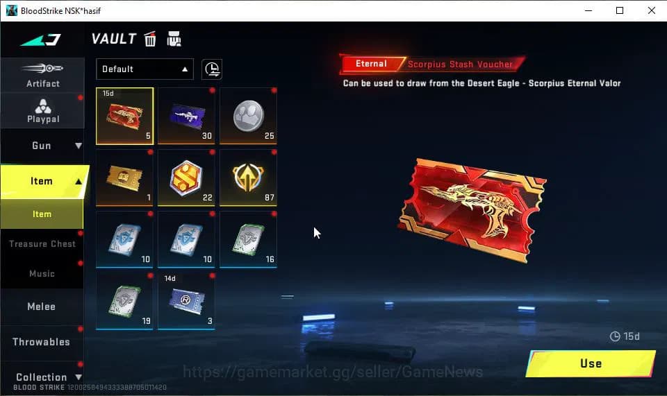 Blood Strike Accounts ASIA|ETERNAL ZERO-Odashadow|Melee ULTRA Katar-Claw image 11