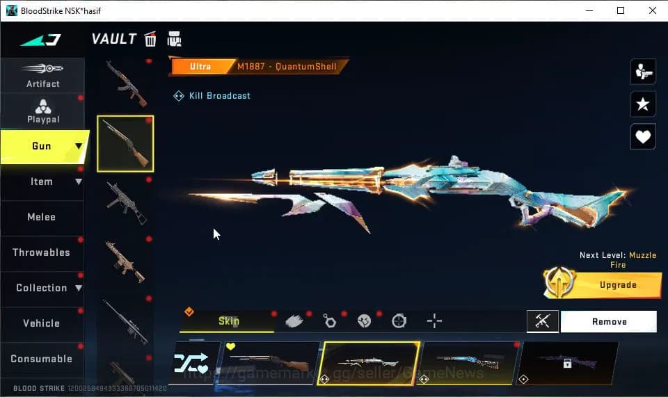 Blood Strike Accounts ASIA|ETERNAL ZERO-Odashadow|Melee ULTRA Katar-Claw image 12