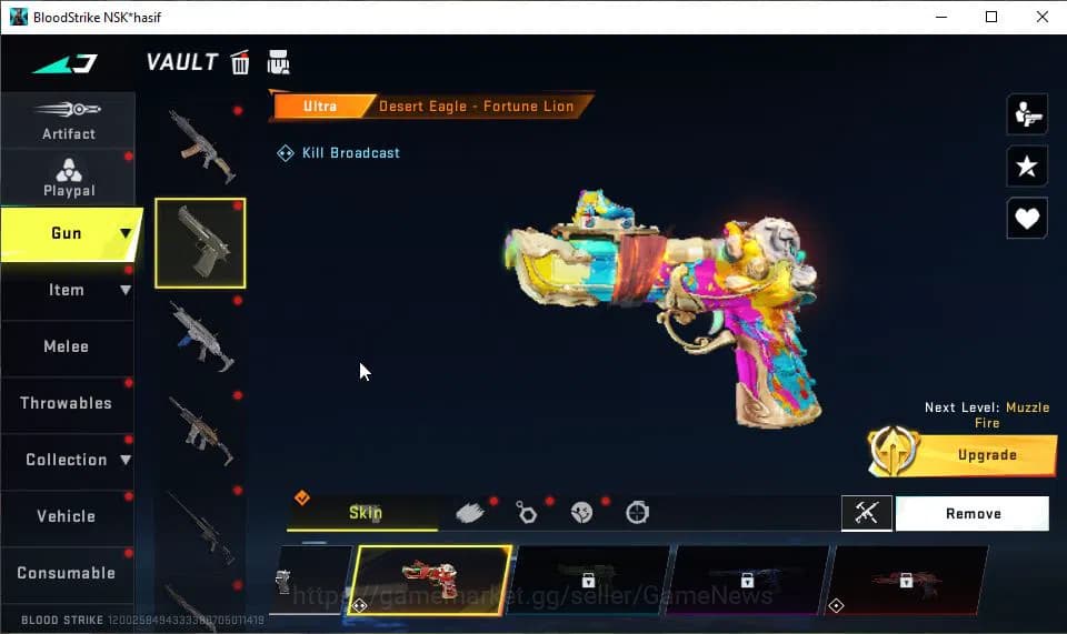 Blood Strike Accounts ASIA|ETERNAL ZERO-Odashadow|Melee ULTRA Katar-Claw image 15