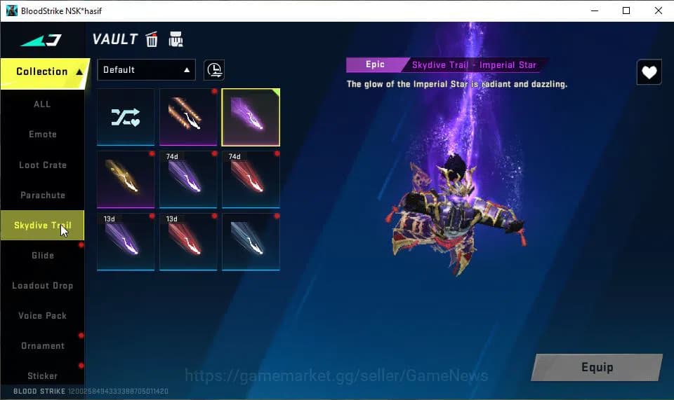Blood Strike Accounts ASIA|ETERNAL ZERO-Odashadow|Melee ULTRA Katar-Claw image 6