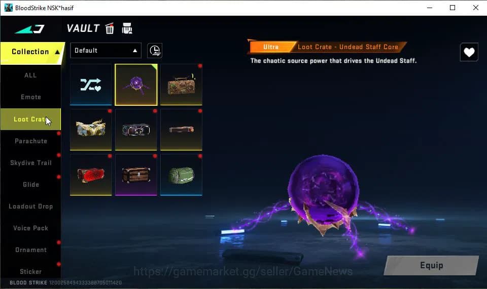 Blood Strike Accounts ASIA|ETERNAL ZERO-Odashadow|Melee ULTRA Katar-Claw image 8
