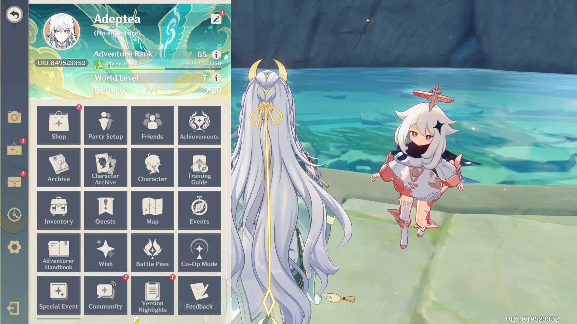 Genshin Impact Accounts ASIA | 8 Limit | Mavuika,Yelan,Zibai,Zhongli,Xiang image 1