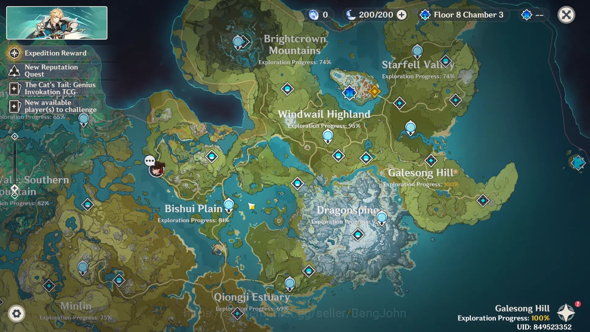 Genshin Impact Accounts ASIA | 8 Limit | Mavuika,Yelan,Zibai,Zhongli,Xiang image 10