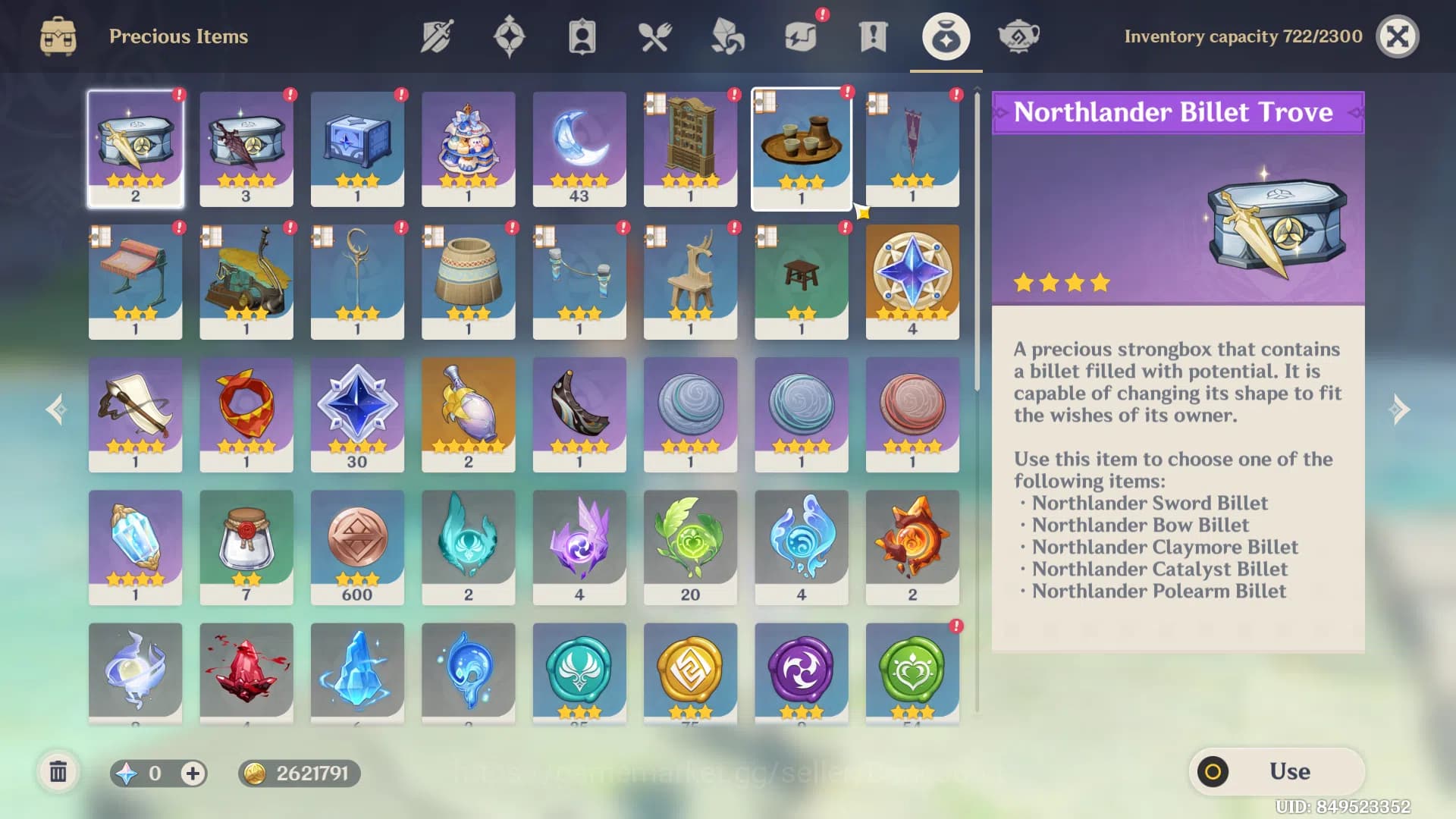 Genshin Impact Accounts ASIA | 8 Limit | Mavuika,Yelan,Zibai,Zhongli,Xiang image 7