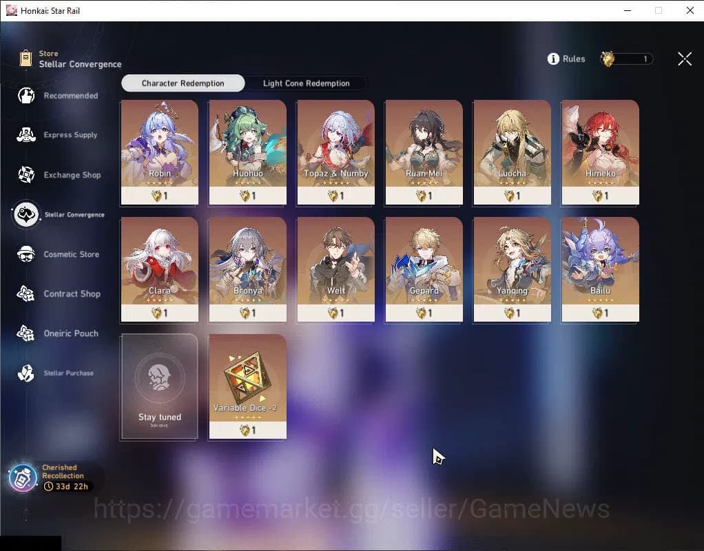 Honkai Star Rail Accounts ASIA|TL 7|3 Limited|1 Golden Companion Spirit|Ache image 2