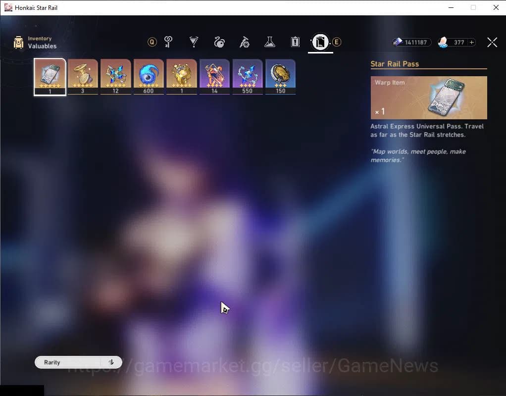 Honkai Star Rail Accounts ASIA|TL 7|3 Limited|1 Golden Companion Spirit|Ache image 4