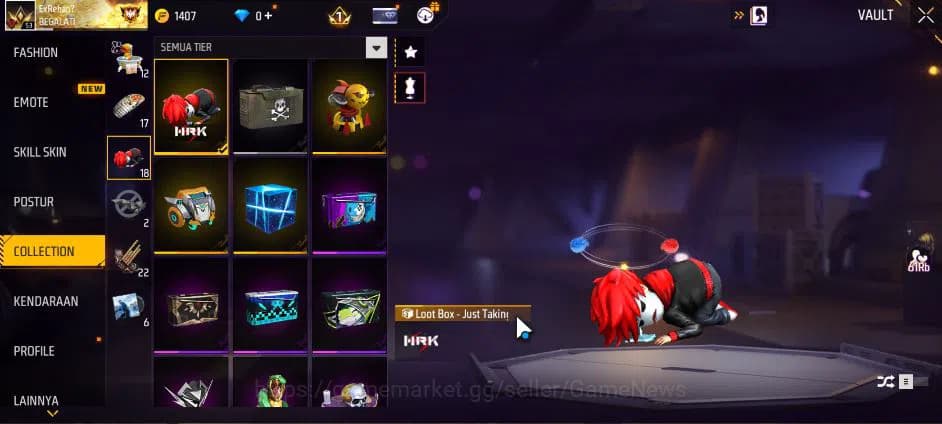 Free Fire Accounts Indonesia| M1887 Mamba GNAW | SCAR Golden Strike,M image 4