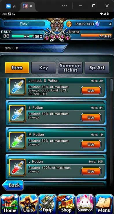 Grand Summoners Accounts GLOBAL|18 Ascend|Paladin Roy,Shirou Emiya TW,Summe image 3