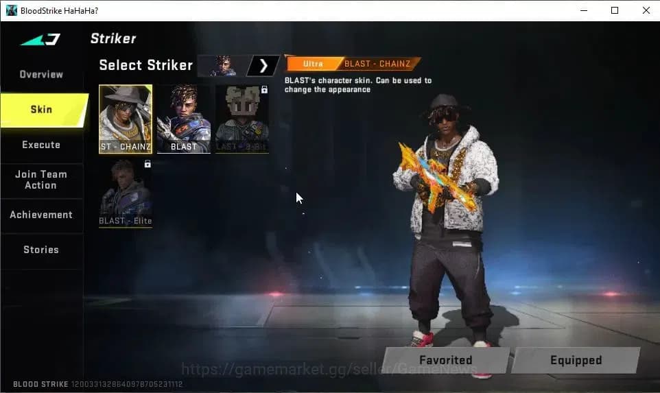 Blood Strike Accounts ASIA|9 ULTRA[BLAST,ETHAN,VOLT,ZERO,FAL,AUG,AR97,IN image 3