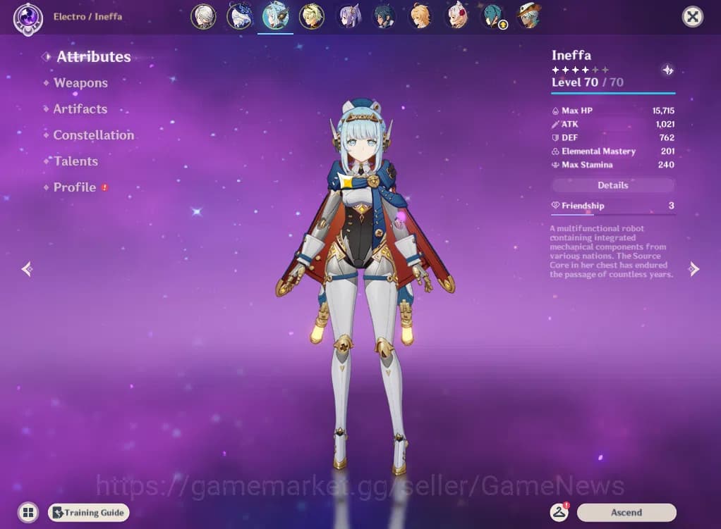 Genshin Impact Accounts ASIA|AR 52|3 Limited+2(*5Weapon)|Arlecchino+Sign,F image 5